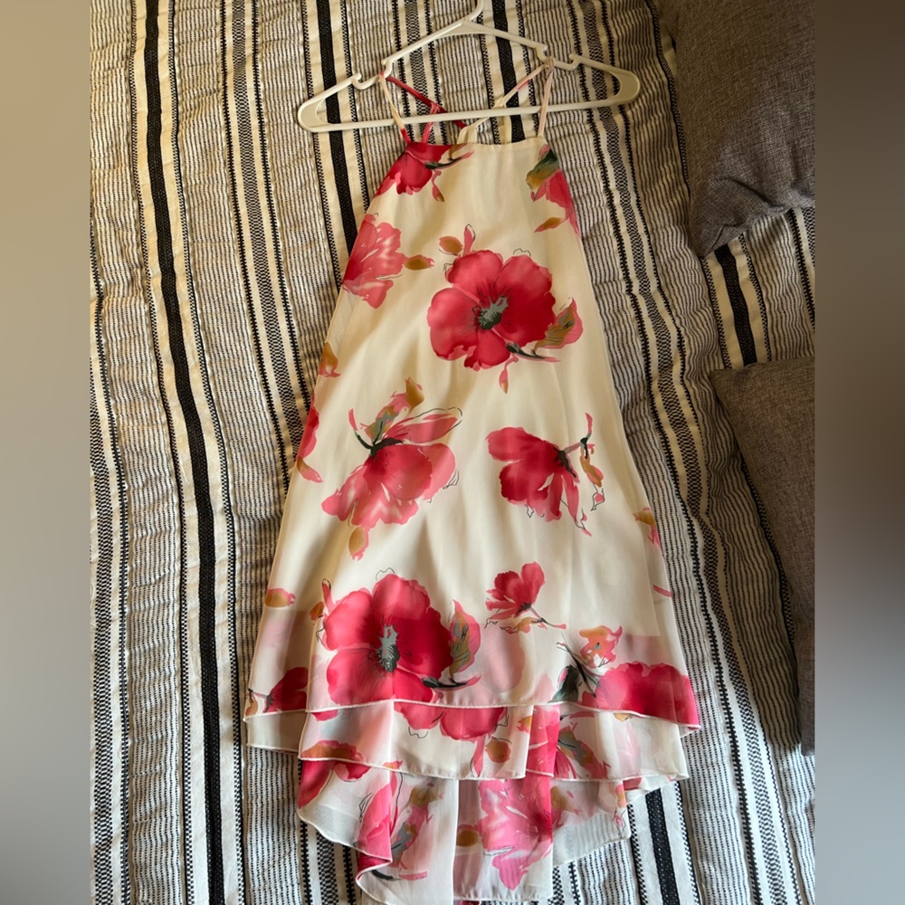Floral spaghetti strap dress